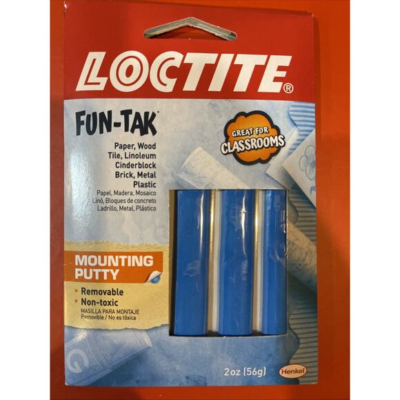 Loctite Fun Tak Reusable Mounting Putty No Holes Non Toxic Removable Adhesive - Picture 1 of 2